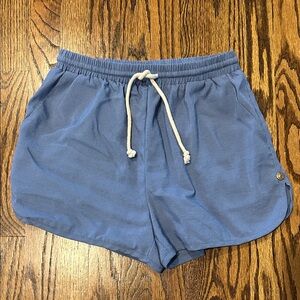 Casual Blue Athletic Shorts for Women